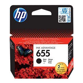 HP Siyah 655 3525 4615 4625 5525 Kartuş