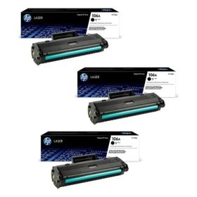 HP W1106A 106A Siyah 3'lü Toner