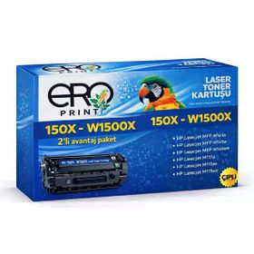 HP W1500X 150X Çipli 2'li Muadil Toner