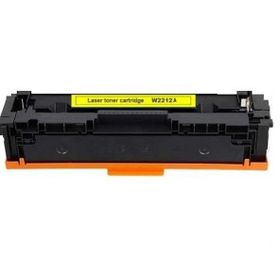 HP W2212A 207A Çipsiz Sarı 1250 Sayfa Muadil Toner
