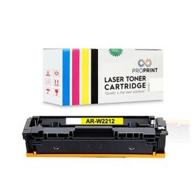 HP W2212X 207X Çipsiz Sarı Muadil Toner