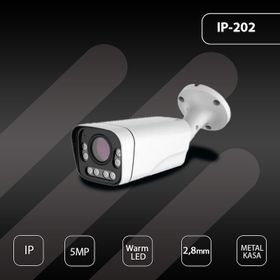Hs IP-202 5MP IP 2.8 mm Warm Ledmetal Bullet Güvenlik Kamerası
