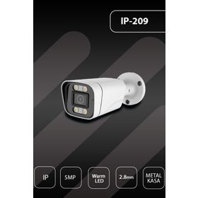 Hs IP-209 5MP IP 2.8 mm Warm Ledmetal Bullet Güvenlik Kamerası