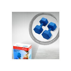 Hsport Yüksek Kalite Demir Tozu 2x4 kg Mavi Dambıl