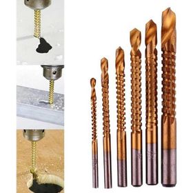 Hss Profisher Titanyum Kaplı 4/5/6/7/8 mm 6'lı Set Havşa Matkap Ucu