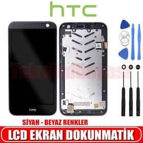 HTC Desire 616 Siyah Dokunmatik LCD Ekran