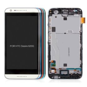 HTC Desire 620G Beyaz Çıtalı Dokunmatik Lcd Ekran