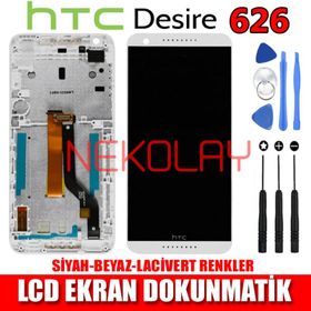 HTC Desire 626 Beyaz Dokunmatik LCD Ekran