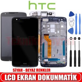 HTC Desire 828 Siyah Dokunmatik LCD Ekran