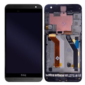 HTC One E9 Plus Siyah Çıtalı Dokunmatik Lcd Ekran