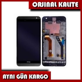 HTC One E9 Plus Siyah Çıtalı Dokunmatik Lcd Ekran