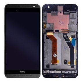 HTC One E9 Siyah Çıtalı Dokunmatik Lcd Ekran
