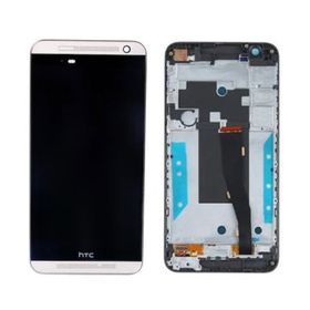 HTC One E9s Beyaz Çıtalı Dokunmatik Lcd Ekran