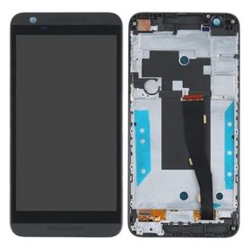 HTC One E9s Siyah Çıtalı Dokunmatik Lcd Ekran