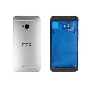 Htc One M7 Gümüş Uyumlu Kasa Kapak