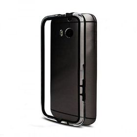 HTC One M8 Siyah Bumper Çerçeve Kılıf