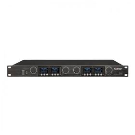 HTDZ HT-640 Receiver 4 Kanal Telsiz Mikrofon Alıcı Ünitesi