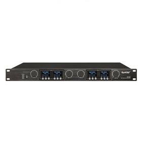 HTDZ HT-640 Receiver 4 Kanal Telsiz Mikrofon Alıcı Ünitesi