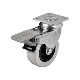 Hts 254 52 mm Tablalı Döner Frenli Mobilya Tekeri
