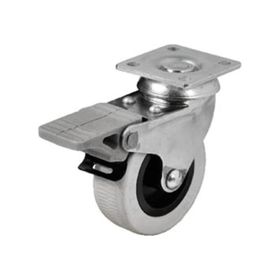Hts 254 52 mm Tablalı Döner Frenli Mobilya Tekeri