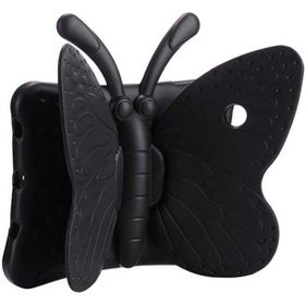 HTstore Apple iPad 10.2 2021 9. Nesil Zore Butterfly Standlı Tablet Siyah Kılıf