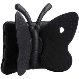 HTstore Apple iPad 10.2 2021 9. Nesil Zore Butterfly Standlı Tablet Siyah Kılıf
