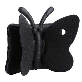 HTstore Apple iPad 10.2 2021 9. Nesil Zore Butterfly Standlı Tablet Siyah Kılıf