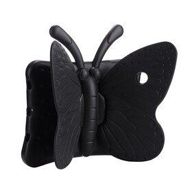 HTstore Apple iPad 10.2 2021 9. Nesil Zore Butterfly Standlı Tablet Siyah Kılıf