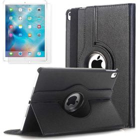 HTstore Apple iPad 9.7 2017 5. Nesil Zore Dönebilen Standlı Siyah Kılıf