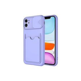 HTstore Apple iPhone 11 ​Zore Kartix Kapak Lila Kılıf
