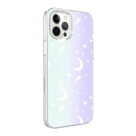 HTstore Apple iPhone 12 Pro Max Zore M Blue Desenli Kapak Kılıf