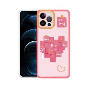 HTstore Apple iPhone 12 Pro Max Zore M Fit Desenli Kapak Kılıf