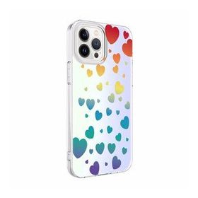 HTstore Apple iPhone 13 Pro Max Zore M-Blue Desenli Kapak Kılıf