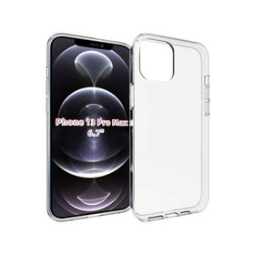 HTstore Apple iPhone 13 Pro Max Zore Süper Silikon Kapak Renksiz Kılıf