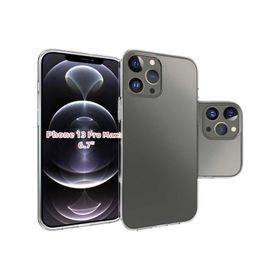 HTstore Apple iPhone 13 Pro Max Zore Süper Silikon Kapak Renksiz Kılıf