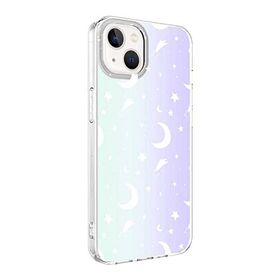 HTstore Apple iPhone 13 Zore M-Blue Desenli Kapak Kılıf