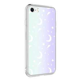 HTstore Apple iPhone 8 Zore M-Blue Desenli Kapak Kılıf