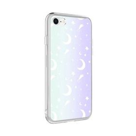 HTstore Apple iPhone 8 Zore M-Blue Desenli Kapak Kılıf