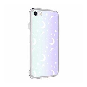 HTstore Apple iPhone 8 Zore M-Blue Desenli Kapak Kılıf