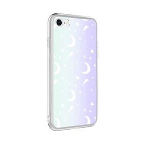 HTstore Apple iPhone 8 Zore M-Blue Desenli Kapak Kılıf