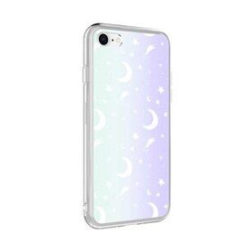 HTstore Apple iPhone 8 Zore M-Blue Desenli Kapak Kılıf