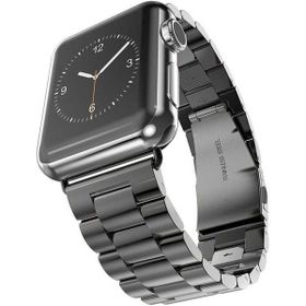 HTstore KRD-04 Siyah Metal Apple Watch 38 mm Kordon