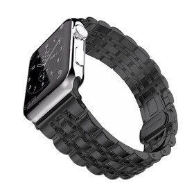 HTstore KRD-14 Siyah Apple Watch 42 mm Metal Kordon