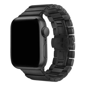 HTstore KRD-41 Siyah Metal Apple Watch 38 mm Kordon