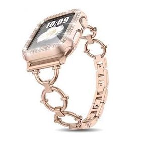 HTstore KRD-56 Metal Apple Watch 7 41 mm Kordon