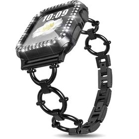 HTstore KRD-56 Metal Apple Watch 7 45 mm Kordon