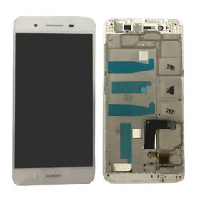 Huawei 2017 Gr3 Beyaz Çıtalı Uyumlu Lcd Ekran Dokunmatik