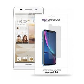 Huawei Ascend P6 Temperli Ekran Koruyucu Uyumlu Kırılmaz Cam