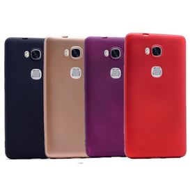 Huawei GR5 2016 Premier Mat Kırılmaz Cam + Uyumlu Silikon Kılıf