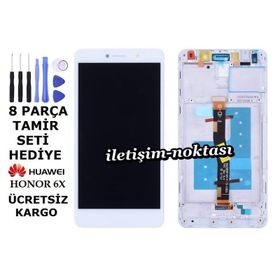 Huawei Honor 6X Beyaz Uyumlu Lcd Ekran
